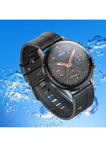 Розумний годинник Smart Watch Y7 + магнітна зарядка (Чорний) Hoco (313653949)