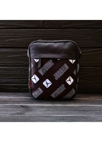 Черная барсетка через плечо – стильная тканевая модель для мужчин No Brand (365762018)