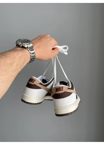 Кросівки жіночі і чоловічі Nike SB Dunk Low Grey Brown Beige | Найк СБ Данк низькі коричневі No Brand коричневі демісезони (358499109)