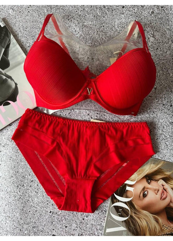 Червоний жіноча нижня білизна комплект бюстгальтер і трусики червоний Weiyesi