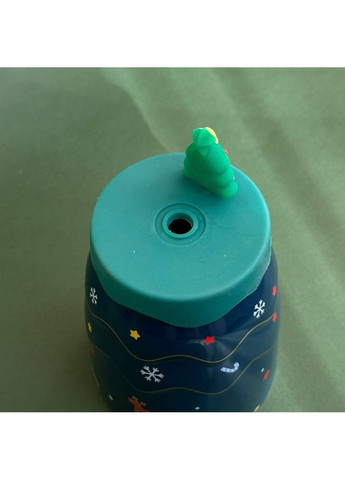 Склянка новорічна Merry Christmas 13334 400 мл зелена No Brand (350918586)