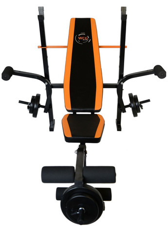 Лавка для жима 0055 Набор STRONG штанга 128 КГ WCG (346531560)