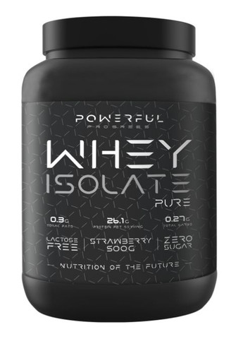 Whey Isolate 500 g /16 servings/ Strawberry Powerful Progress (289134965)