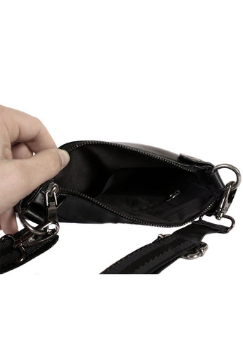 Мужская сумка из искусственной кожи E30912 Черная No Brand (370848460)