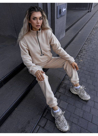 Теплый женский костюм из двустороннего флиса Polar No Brand (364550221)