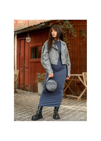 Жіноча кругла сумка Bale MZN Принт крокодила Sambag (322870459)