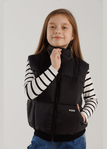 Жилет утепленный для девочки 8017 104 см Черный (2000990310590D) shop (2000990310590) XZKAMI (357436856)