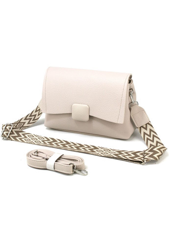 Невелика жіноча сумка крос-боді з екошкіри 0-57046154-53 бежева Voila (361318976)