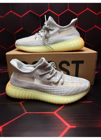 Желтые демисезонные кроссовки мужские adidas yeezy boost v2 адидас изи буст No Brand