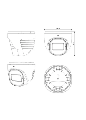 IP-відеокамера 8 Мп DH-380IPSN-MVF (2.8-12 мм) Provision-ISR (388367291)