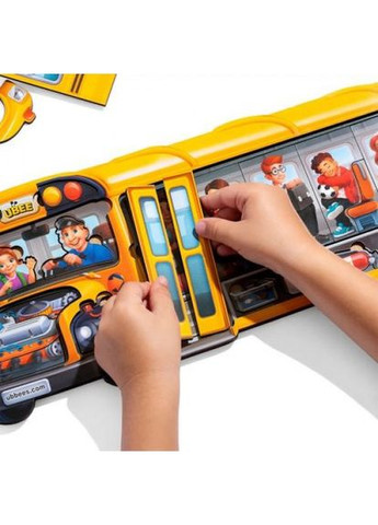 Деревянный двухслойный пазл "Школьный автобус", 47 х 16 см Ubumblebees (371647843)