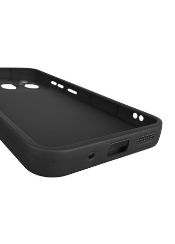 Чехол силиконовый Soft Touch с 3D принтом Майнкрафт для Poco C55 черный (Полная защита камеры) Xiaomi (373425028)