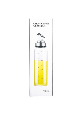 Бутылка для масла и уксуса с дозатором 350 мл стеклянная Yiwu (354203262)