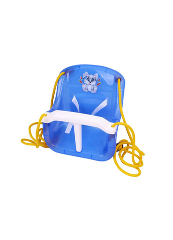 Гойдалка із Т-подібною перекладиною безпеки блакитна (TH8096BL) ТехноК (364114155)