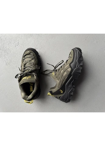 КРОССОВКИ ЖЕНСКИЕ ASICS GEL-PICKAX BLACK/KHAKI АСИКС ГЕЛЬ ЧЕРНЫЕ No Brand чёрные демисезоны (392026055)