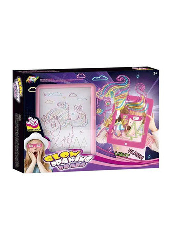 Дошка для малювання з 3D ефектом і підсвіткою YM177 у асортименті YG Toys Нас5546 (370652312)