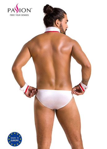 Комплект еротичної чоловічої білизни Gregory,, труси, комірець, манжети Passion (297587162)