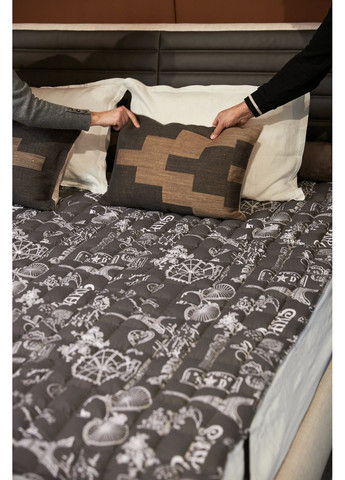 Ортопедичний біо матрац з природним наповнювачем. Париж Темний - 120 на 80 см Ekko Seat (353718952)