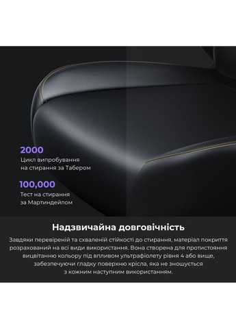 Кресло для геймеров Kaiser 4 Size L Black Premium PVC (AD12YDDC-L-20-B-PV/C) Anda Seat (363832113)