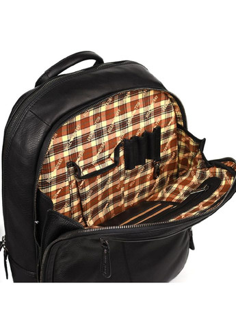 Великий шкіряний рюкзак HB4006A чорний HILL BURRY (327092826)
