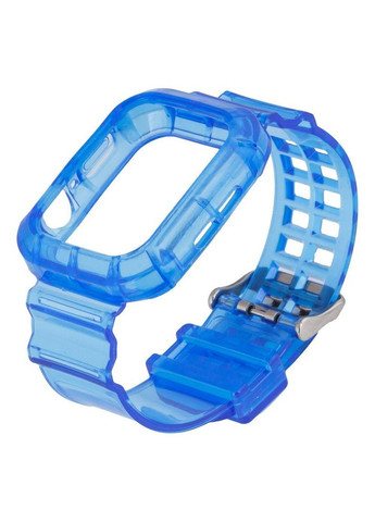 Ремінець для Apple Watch Band Color Transparent + Protect Case 40/41 mm Orange No Brand (317842568)