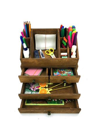 Настольный органайзер из дерева Ашвуд мускат (КНЦ-007007) No Brand (328227802)