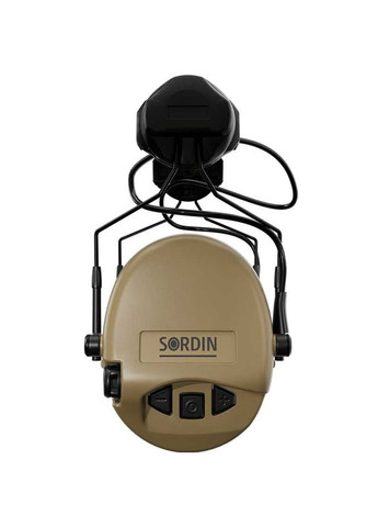 Професійні Активні Тактичні Навушники Адаптер під Шолом Supreme MIL AUX Койот 72308-05-S Sordin (335052491)