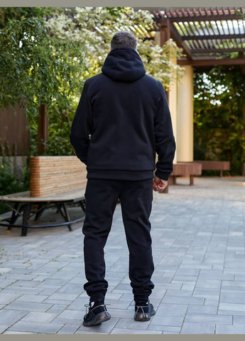Мужской теплый спортивный костюм цвет черный New Trend (304991247)