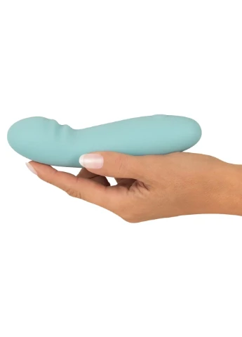 Вібратор Mini G-Spot, 15.5 см (бірюзовий) Cuties (374627045)