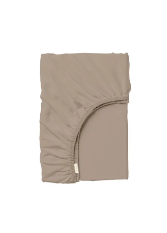 Двоспальна постільна білизна з простирадлом на резинці BEIGE FLORAL (2200000001313) Cosas (393212887)