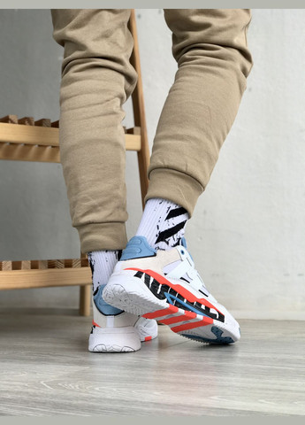 Білі Осінні кросівки чоловічі adidas niteball white | адідас найтбол білі No Brand