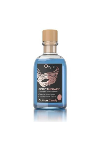 Набір Sexy Therapy: їстівна масажна олія "ЦУКРОВА ВАТА" + перо Orgie (331169021)