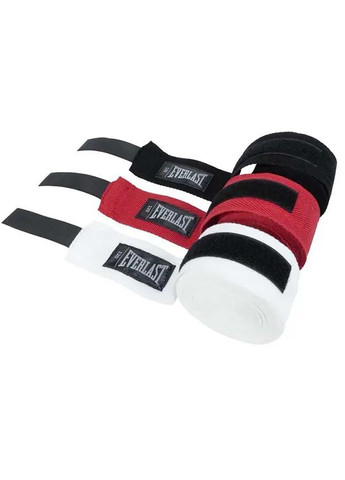 Бинти CORE HANDWRAPS 3 PACK Чорний, Білий, Червоний120 (304,8 см) Everlast (367597318)