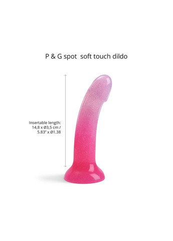 Дилдо с градиентом и блестками DILDOLLS SUNRISE Love To Love (316253637)