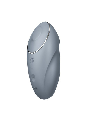 Вібростимулятор-пульсатор Tap & Climax 1 Bluegrey, ефект постукування пальцем, 2 мотори Satisfyer (300374765)
