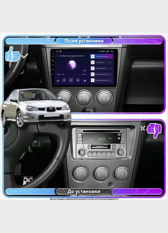 Магнітола 9" для Subaru Impreza II Рестайлінг 2 2005-2007 4/64Gb CarPlay 4G Wi-Fi GPS Prime 4 шт. Lesko (336194429)