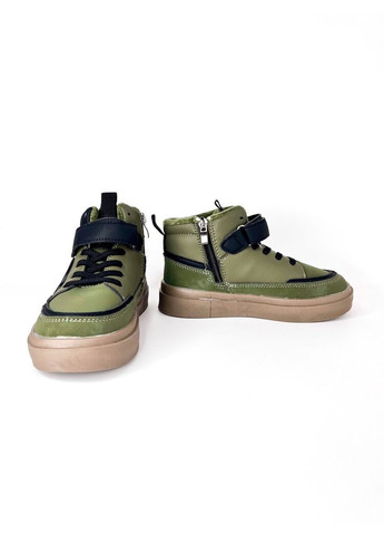 Хаки демисезонные ботинки хайтопы 32 г 19,2 см хаки артикул д178 GFB