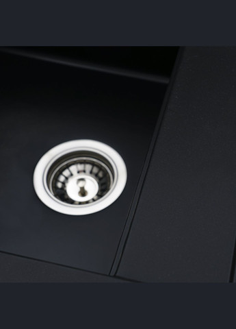 Гранитная мойка для кухни FIESTA 5149 матовая Черная Valeso (357494699)