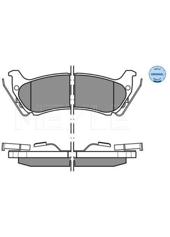 Комплект тормозных колодок из 4 шт. дисков Meyle (362091604)