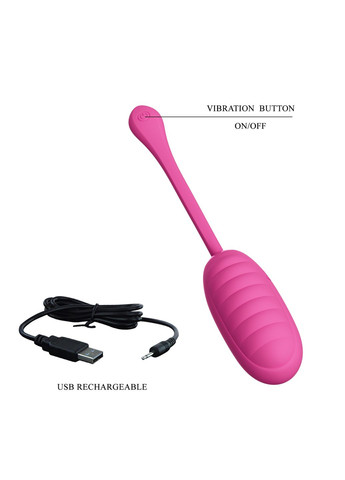 Виброяйце с управлением из приложения Catalina розовое, 19.7 х 3.5 см Pretty Love (361670056)