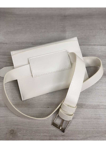 Сумка женская на пояс 99102 белая WeLassie (315688375)