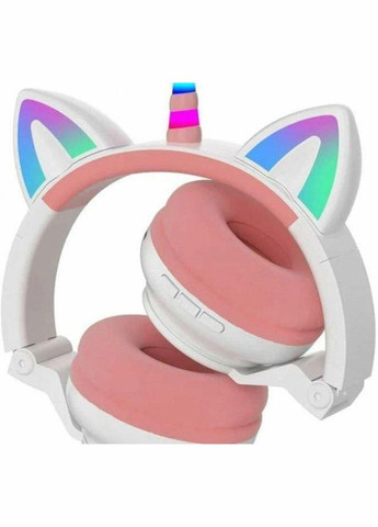 Дитячі навушники бездротові Єдиноріг Cat STN-27 LED Bluetooth з котячими вушками (1756375322) No Brand (333800246)