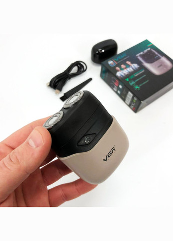 Електробритва V-345. Колір: бежевий VGR (364666054)