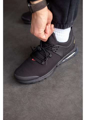 Чорні Осінні кросівки чоловічі nike air presto gore-tex black найк аір No Brand