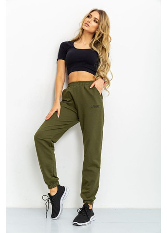 Спорт штани жіночі, колір темно-зелений, 206R001 Ager (315133069)