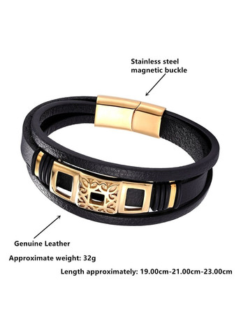 Стильний чоловічий браслет із магнітним замком. Avalon 5 (329443035)