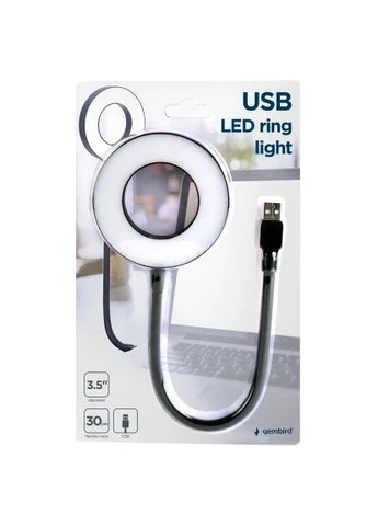 Лампа USB LED, ring 3.5 inch, 6W (NL-LEDRING-01) Gembird (399779543)