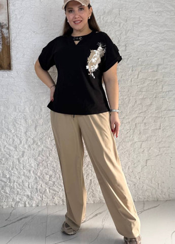 Костюм-двойка: футболка и брюки-клеш Tik-Tak (340163453)