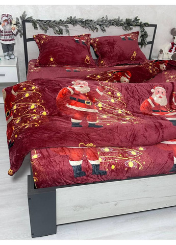 Новогоднее теплое постельное белье евро Vishnya (370368299)