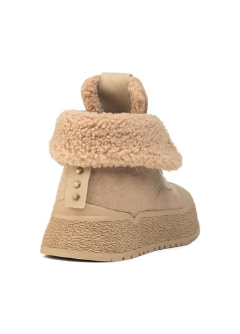 Зимние ботинки светлокоричневый (2061ц1) Melanda.M из искусственной замши